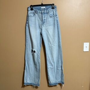 LOFT Light Wash Boyfriend Jeans